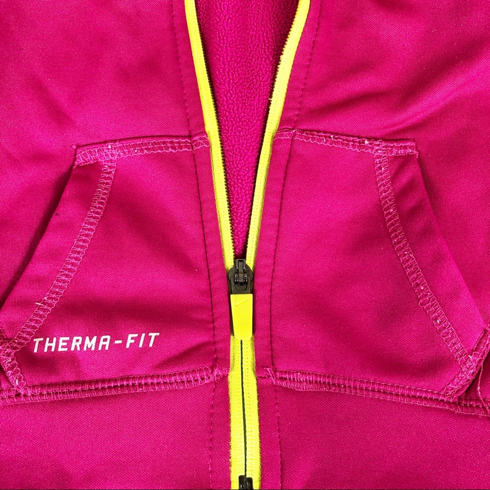 NIKE girls 2T hoodie jacket, full zip fleece lined - Picture 6 of 7